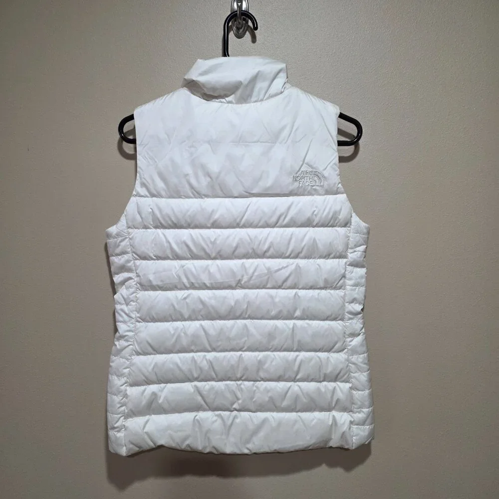 The North Face White Puffer Vest - Picture 3 of 10